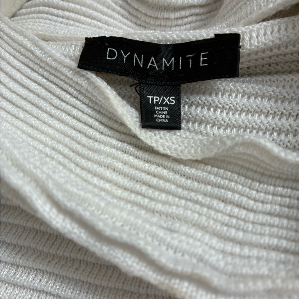 Dynamite Ribbed Cowl Neck Sweater - Picture 3 of 5